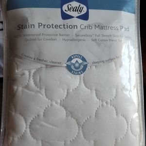 Crib mattress stain protection pad & waterproof mattress pad